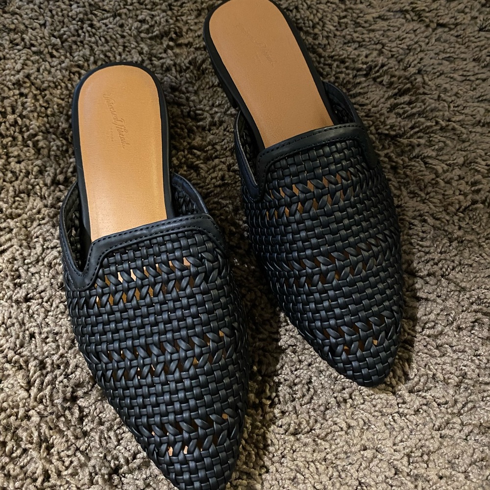 Black Mules {Slip ons}